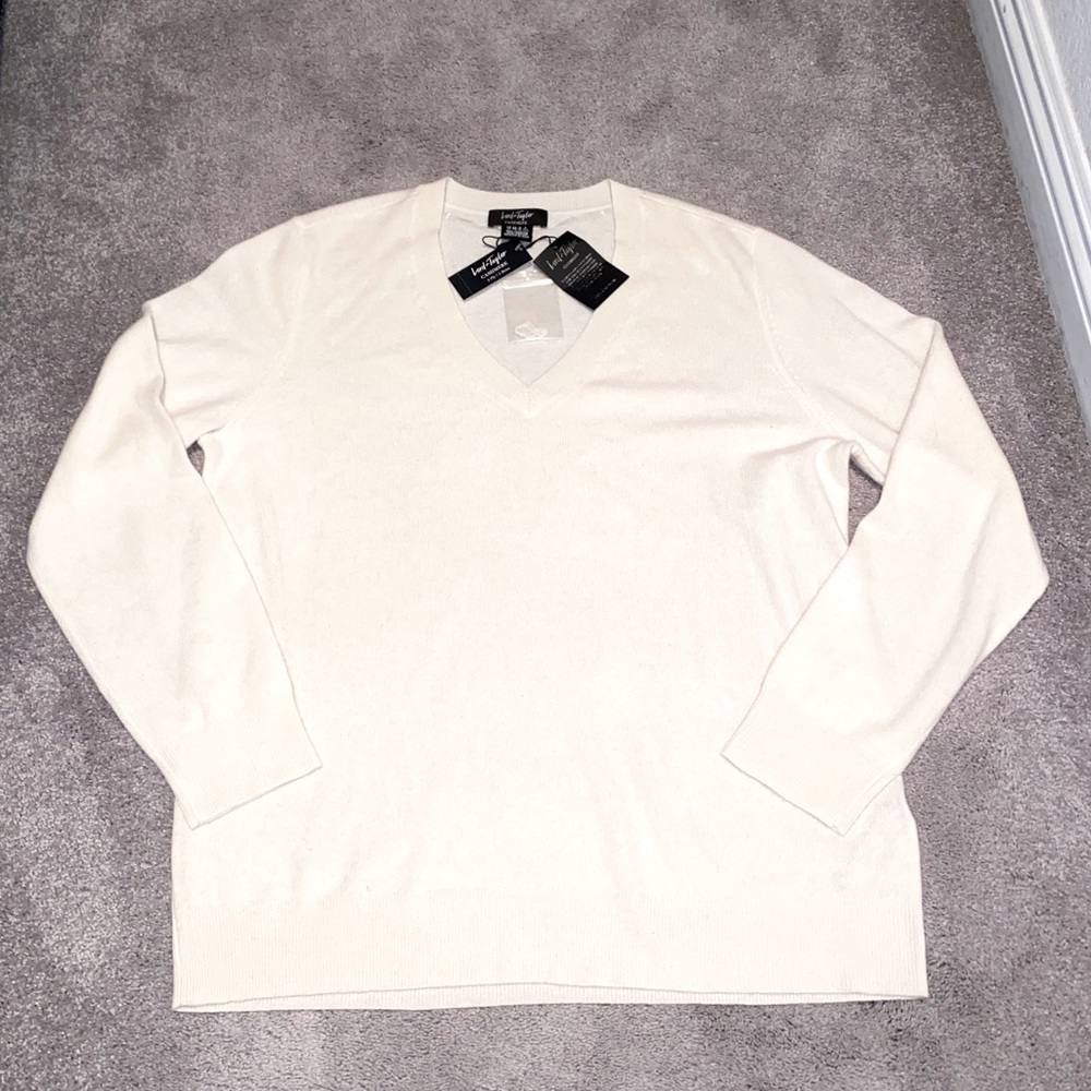 Lord & Taylor cashmere sweater